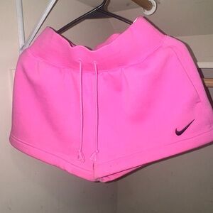 Nike Women's Bright Pink Athletic Shorts